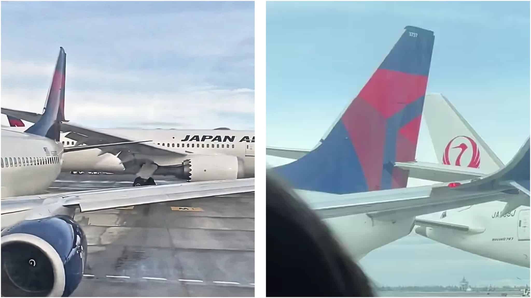 Incidente Aéreo en Seattle: Ala de Japan Airlines Boeing 787 Golpea Cola de Delta Air Lines Boeing 737